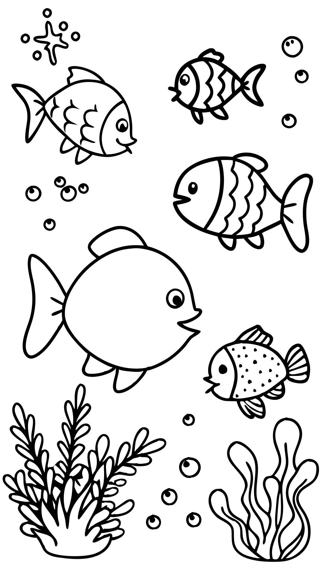 coloriages pour le poisson